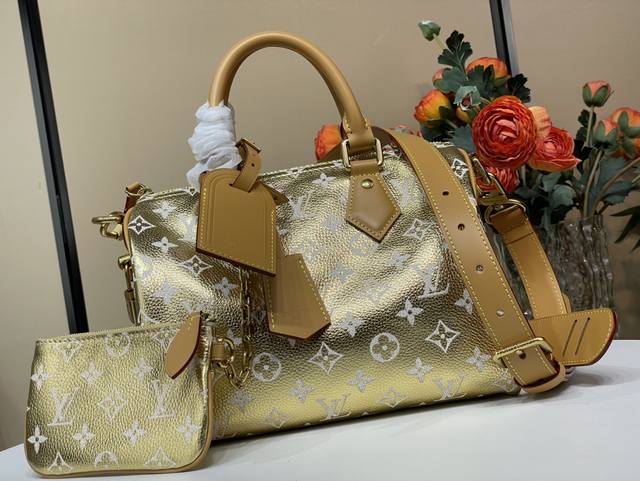 Top-Tier Authentic Replica Exclusive Real-Shot Speedy P10 Bandouli Re25 Handbag