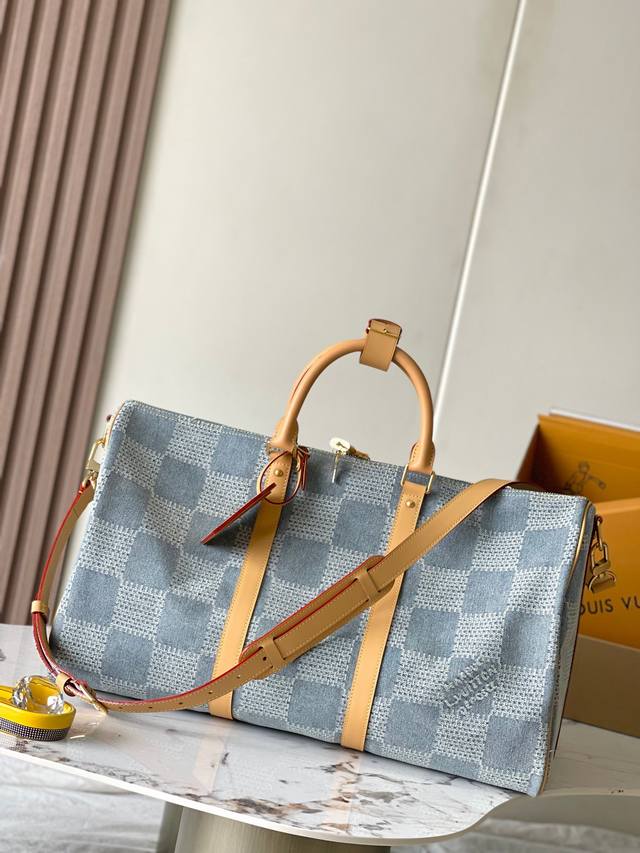 Premium Mb Chip Edition Original Leather Checkered Denim This Kee All Bandouli R