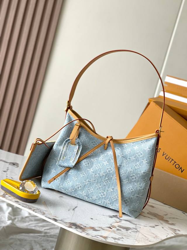 Premium Mb Original Leather Carryall Small Model: M11462 Blue Dynamic Chip Mater