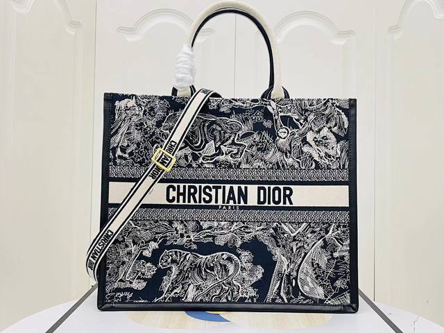 Original Dior Book Tote For Early Spring 2024 Inspired By Creative Director Mari