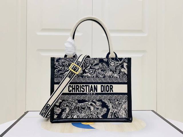 Original Dior Book Tote For Early Spring 2024 Inspired By Creative Director Mari