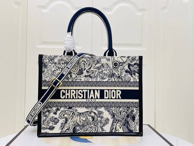 Original Dior Book Tote For Early Spring 2024 Inspired By Creative Director Mari