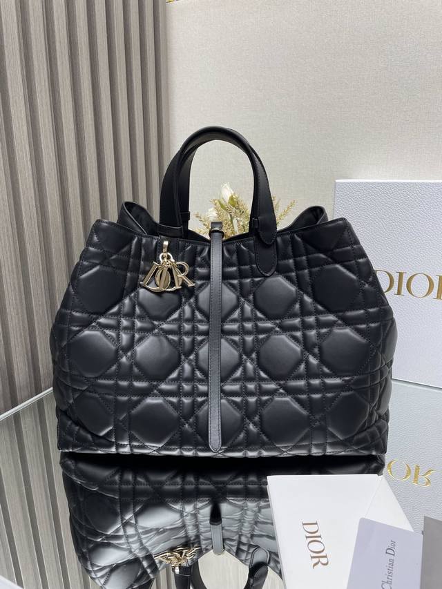 Authentic High Version Dior Toujours Handbag Black Large This Dior Toujours Hand