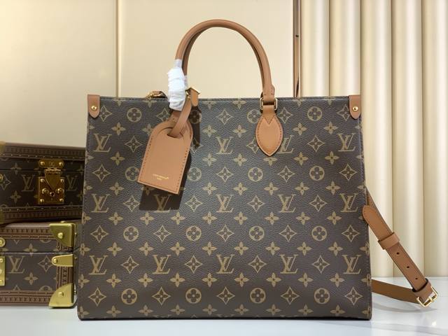 Top Original M14235 Square Bag With Monogram Pattern, Onthego Organizer Js Bag F