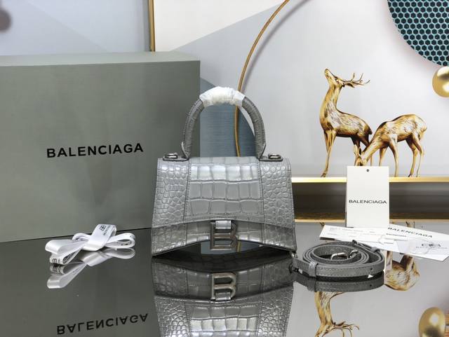 Grey Crocodile Pattern Xs#Grand Launch Of Balenciaga Paris Family Purchasing Ver