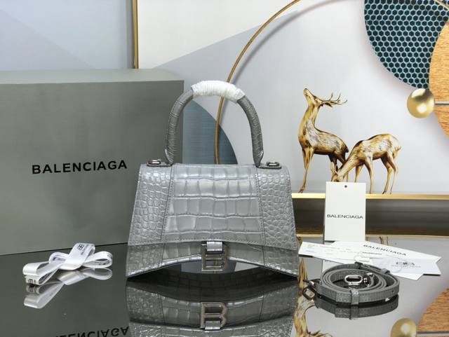 Grey Crocodile Pattern S# Grandly Launching Balenciaga Paris Family Purchasing V