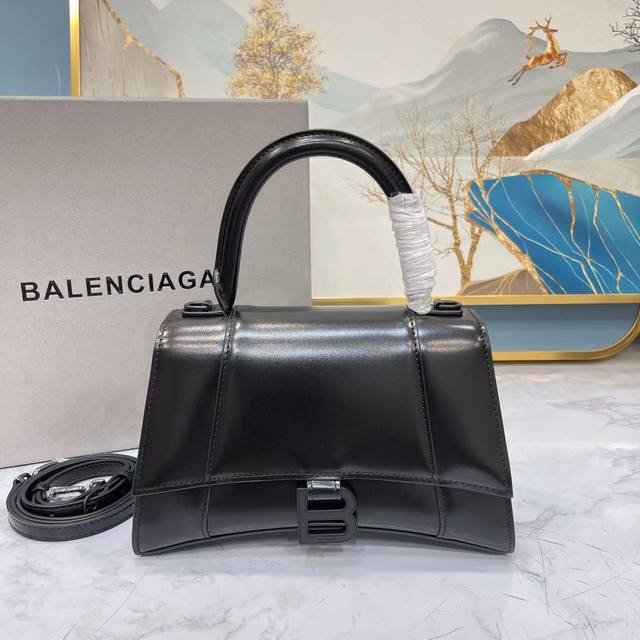 Upgraded Version Balenciaga Imported Original Leather Hourglass Bag Heavy Hit, A