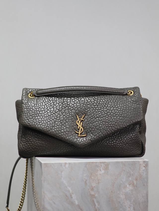 Green Calypso_Elephant Pattern Sheepskin Chain Bag Made Of Imported Italian Lamb