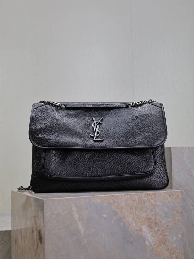 Black Elephant Pattern Silver Buckle 47Cm Oversized_Niki Bag Is So Cool. The Bag
