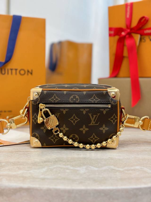 Top-Grade Original Mini Soft Trunk Handbag M14729 Monogram This Mini Soft Trunk