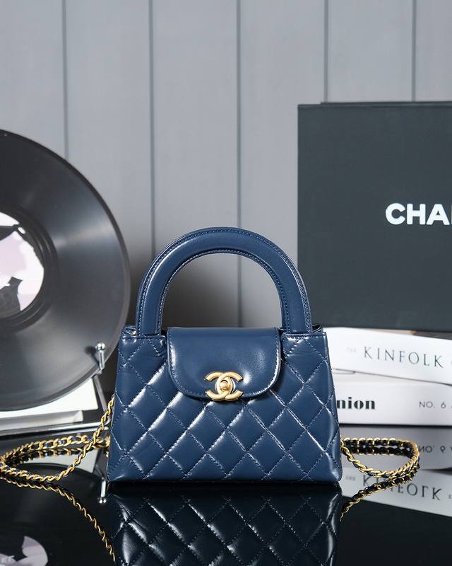 In Stock 24A Kelly Royal Blue Size 13X19X7 Cm 24A High-End Handmade Kelly Has A