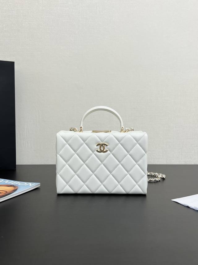 Original Leather In Stock 24K Super Popular This Season's Most Treasured Box Bag