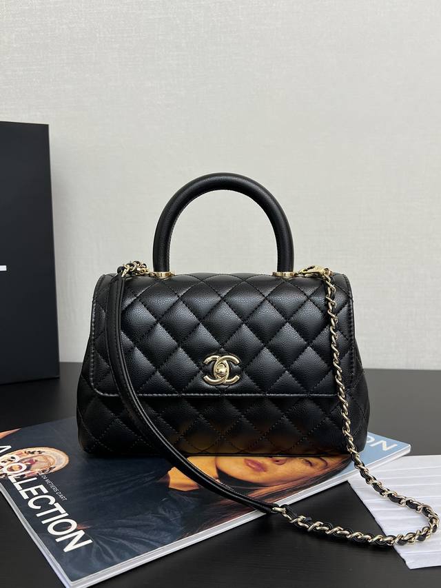 Original Leather In Stock Coco Handle Mini King Bomber Version This Coco Handle