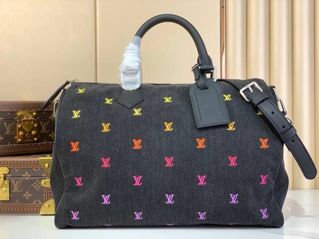Top Original Replica Exclusive Real Shot Speedy 40 Bandouli Re M14136 Lv Blason