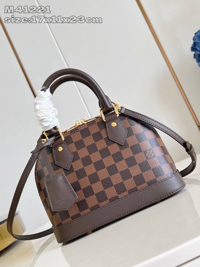 Factory Price P Top Original M41221 All-Steel Version Alma Bb Handbag Traces Bac
