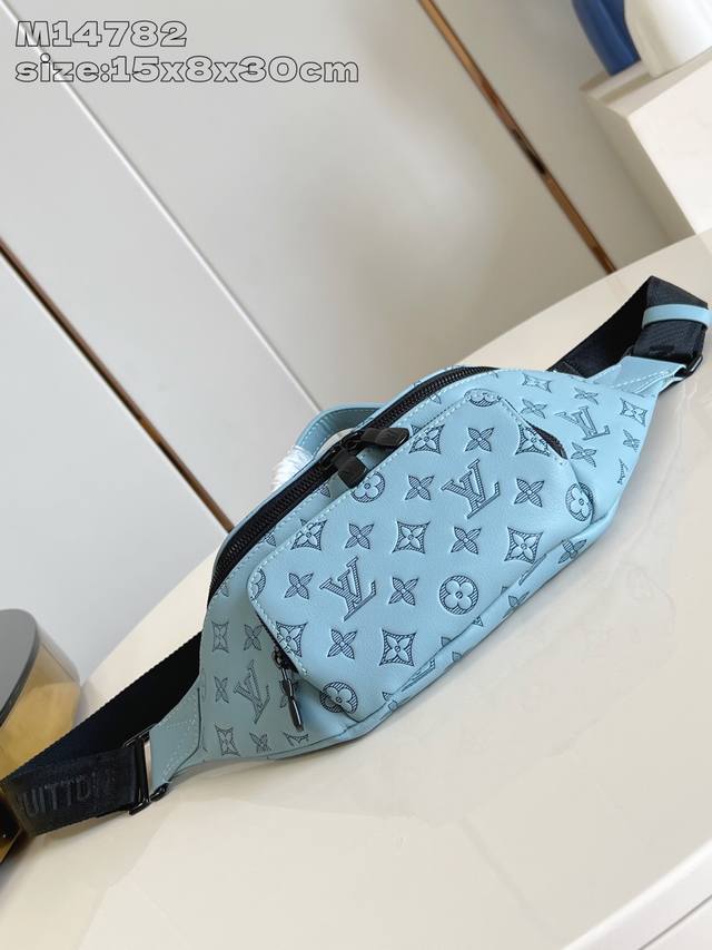 Factory Price P Top Original M14782 This Rush Waist Bag Is Made Of Monogram Shad