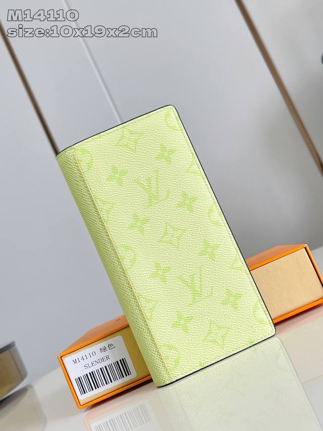Factory Price P Top Original M14110 Yellow This Brazza Long Wallet Is Made Of Co