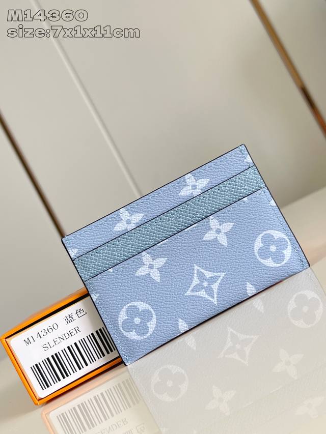 Factory Price P Top Original M14360 Blue This Card Holder Is Made Of The New Mon
