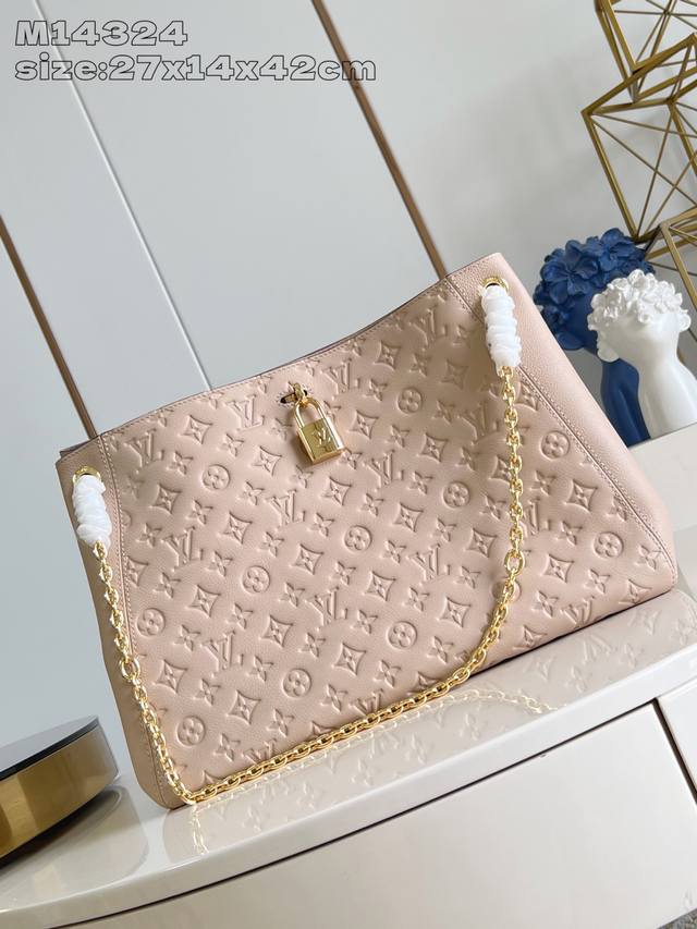 Factory Price P Top Original M14324 Light Pink This Anytime Medium Handbag Is A