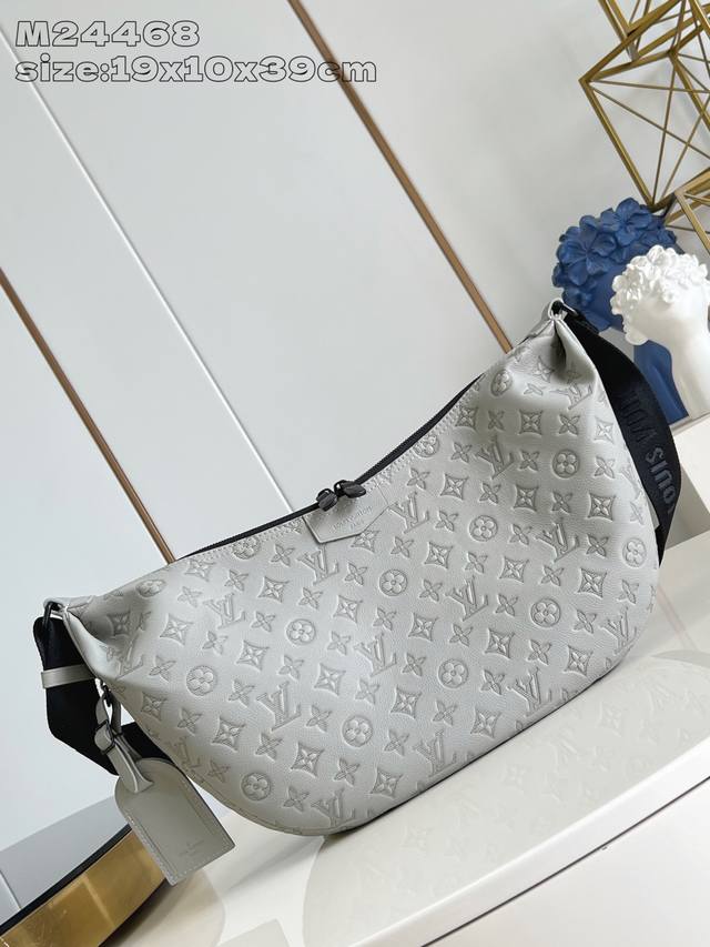 Factory Price P Top Original M24468 Grey This Hobo Hamac Handbag Is Made Of Mono