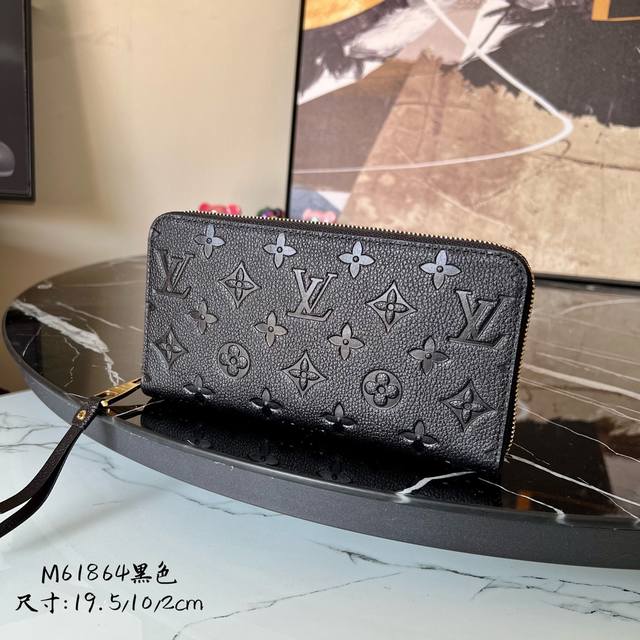 Factory Price P Chip Version M61864 Black Classic Wallet Newly Upgraded With Fou