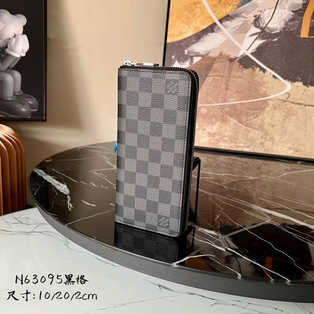 Factory Price P N63095 Black M62295 Men's Zipper Wallet This Louis Vuitton Zippy