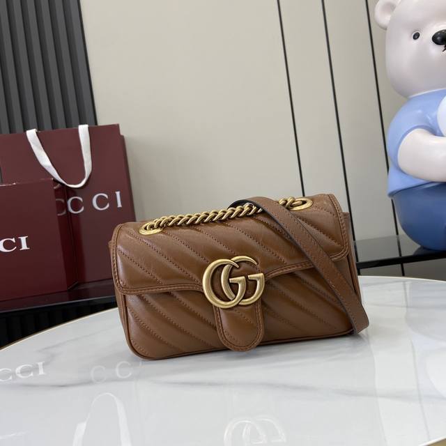 Comes With A Full Set Of Original Green Box Packaging Original Leather New Gg Ma