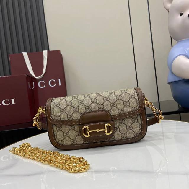 Comes With A Full Set Of Original Counter Packaging New Gucci Horsebit 1955 Seri
