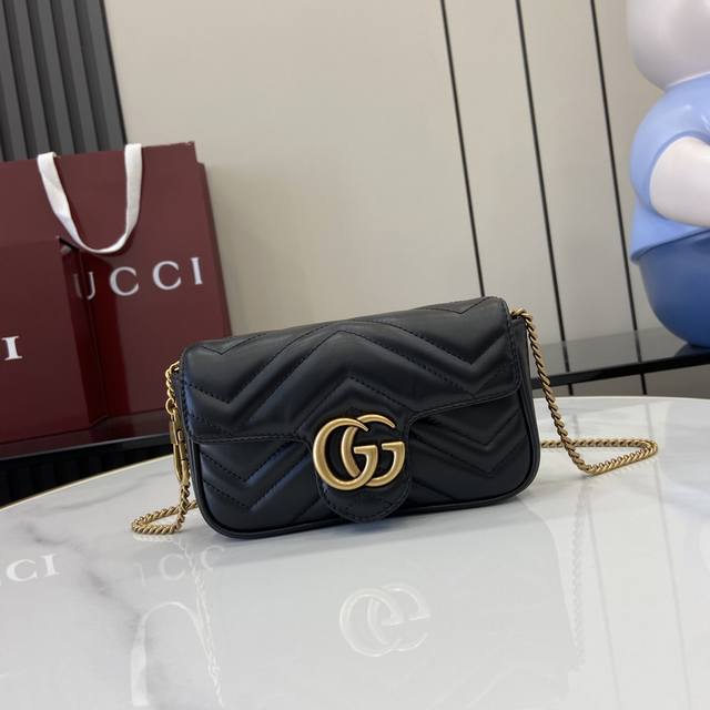 Comes With A Full Set Of Original Green Box Packaging. New Gg Marmont Series Sup