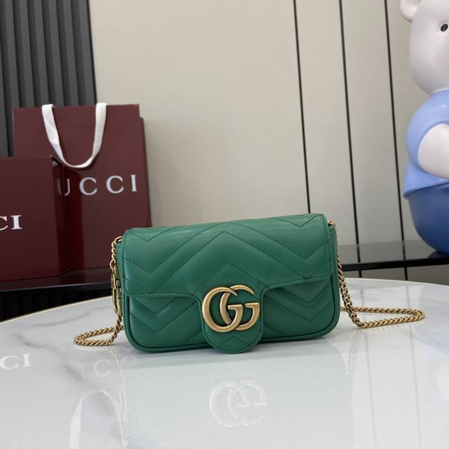 Comes With A Full Set Of Original Green Box Packaging. New Gg Marmont Series Sup