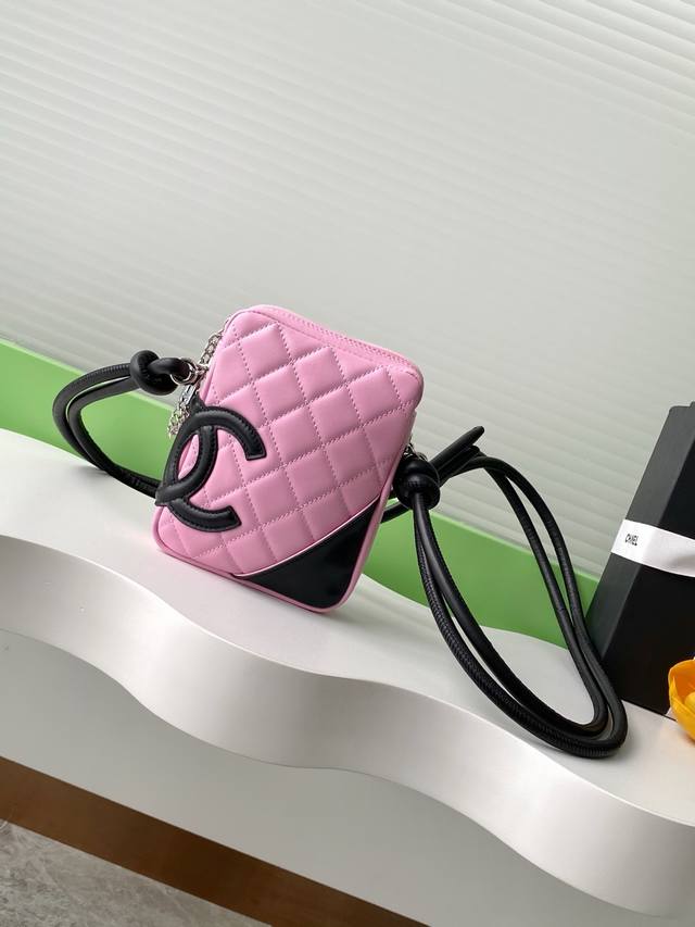 Kangpeng Pink With Black Panda Mini Camera Bag Out Of Print Rare Little Cutie Yo