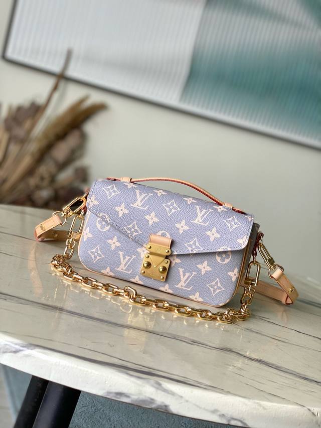 Steel Hardware Top Quality Original M12429 This Pochette M Tis East West Handbag