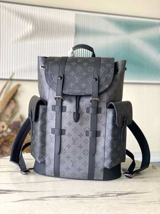 Top Original M45419 Silver Christopher Backpack Uses Monogram Canvas To Interpre