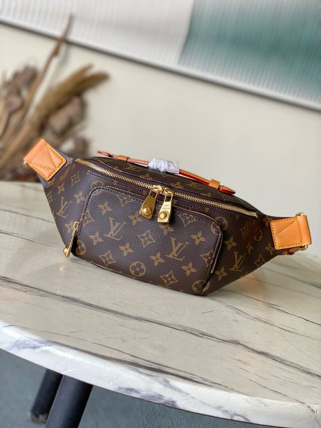 Top Original M14019 This Rush Waist Bag Is Made Of Soft Monogram Canvas, Which C