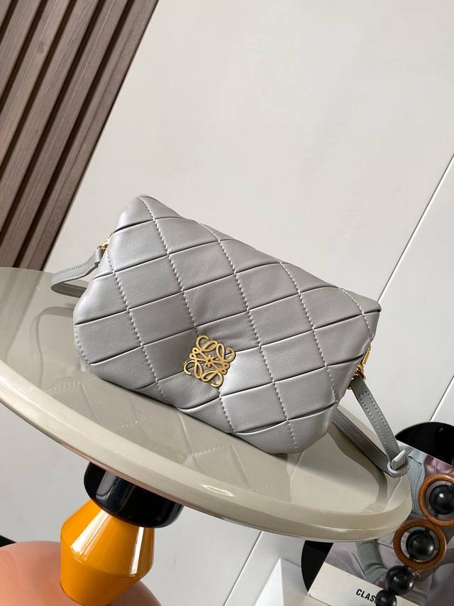Mini Shiny Nappa Leather Crinkled Puffer Goya Handbag The Goya Puffer Is Inspire