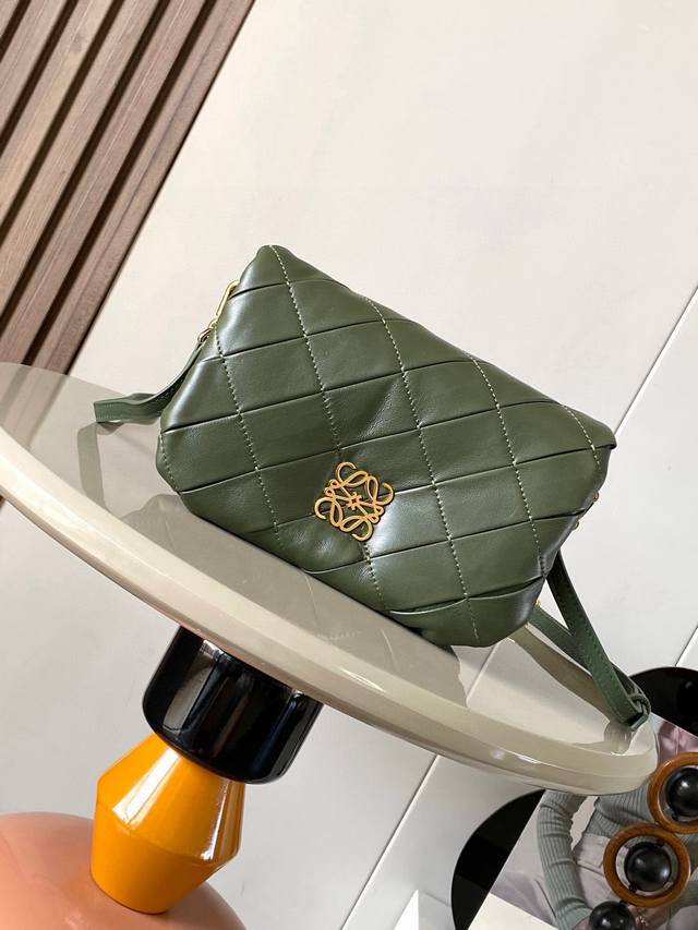 Mini Shiny Nappa Leather Crinkled Puffer Goya Handbag The Goya Puffer Is Inspire