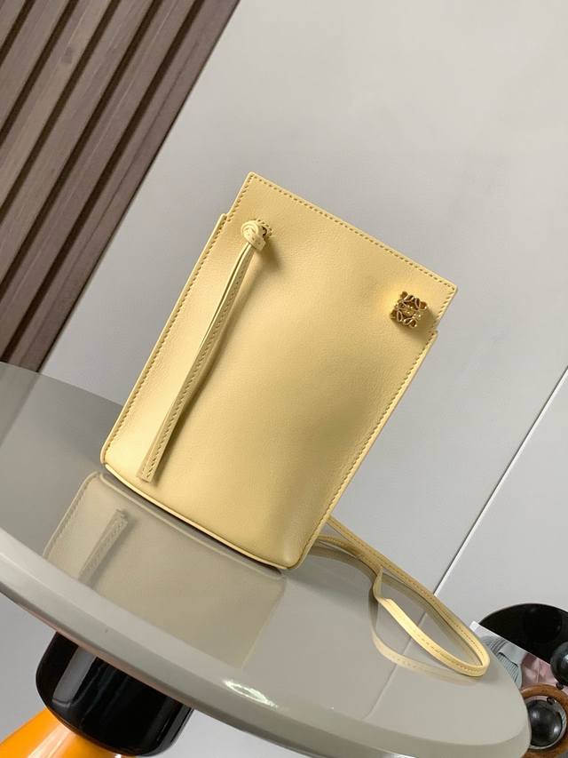 dice Pocket Cowhide Dice Mobile Phone Bag Original Imported Nappa Calfskin Pr