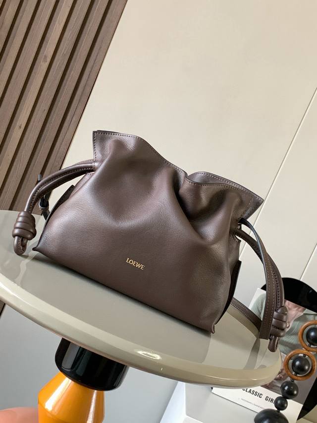 New Version Of Lucky Bag Mini 23Cm New Nappa Leather Flamenco Clutch Bag The Luc