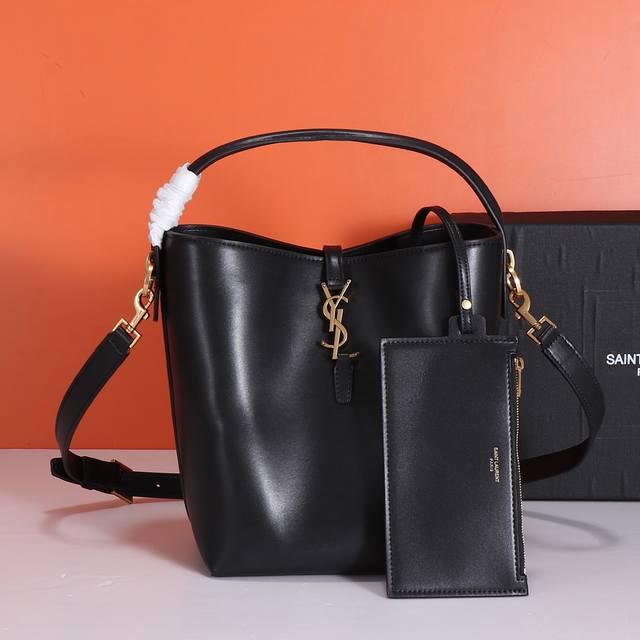 Large Size With Box Original Leather Boutique Exclusively For Black Plain Gold L