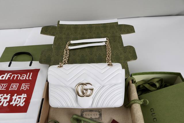 Imported Sheepskin Introduction Gg Marmont Series Is Ingeniously Designed With D