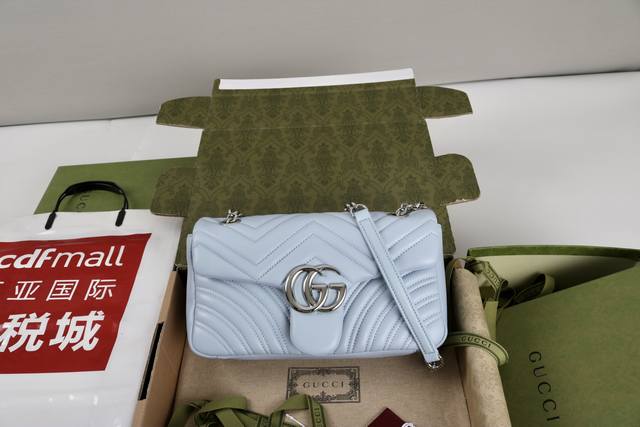 Imported Sheepskin Introduction Gg Marmont Series Is Ingeniously Designed With D