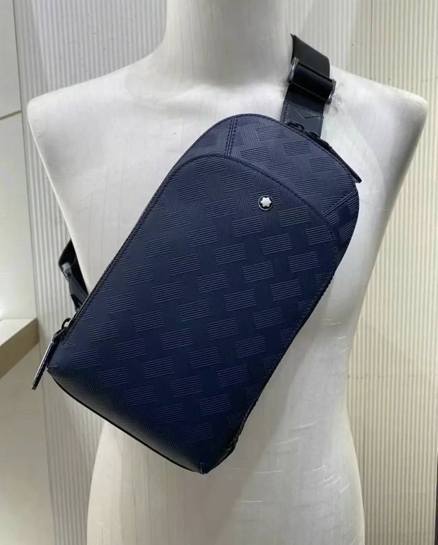 Original High-Quality Montblanc Men's Casual Chest Bag Popular Counter Synchroni