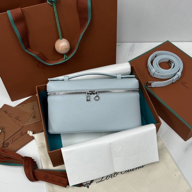 l19 New Version Of Light Blue Beauty Color * Extra Pocket L19 Series Handbag