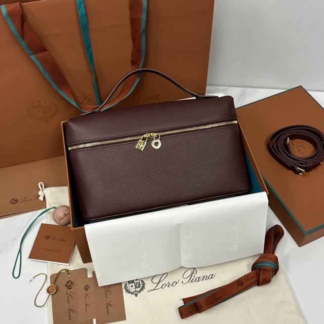l27 Red Bean Color Gold Buckle New Version Extra Pocket L27 Series Handbag Cr