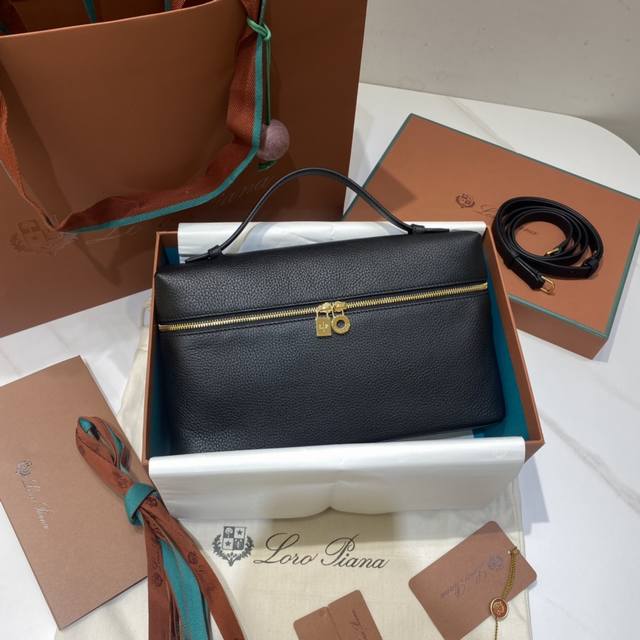 l27 New Version With Black And Gold Buckle Extra Pocket L27 Series Handbag An