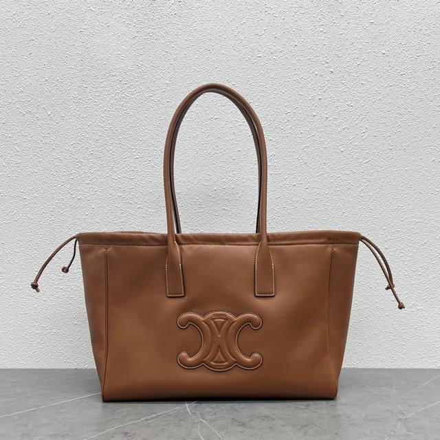 Genuine New Product Online Ce New Drawstring Large Shopping Bag Soft Leather Emb