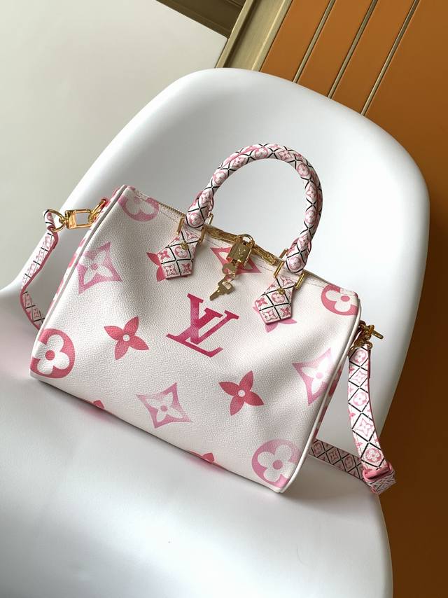 m22987 Yellow M23073 Rose Red Top Original Speedy Bandouli Re 25 Handbag The