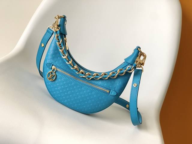 Cowhide Leather, Top Grade Original M22591 Black M22593 Blue M22594 Red Loop Han