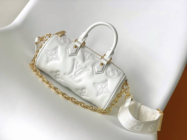 m59800Blackm59827Whitetop Original Papillon Bb Handbags Are Made Of Soft Padd