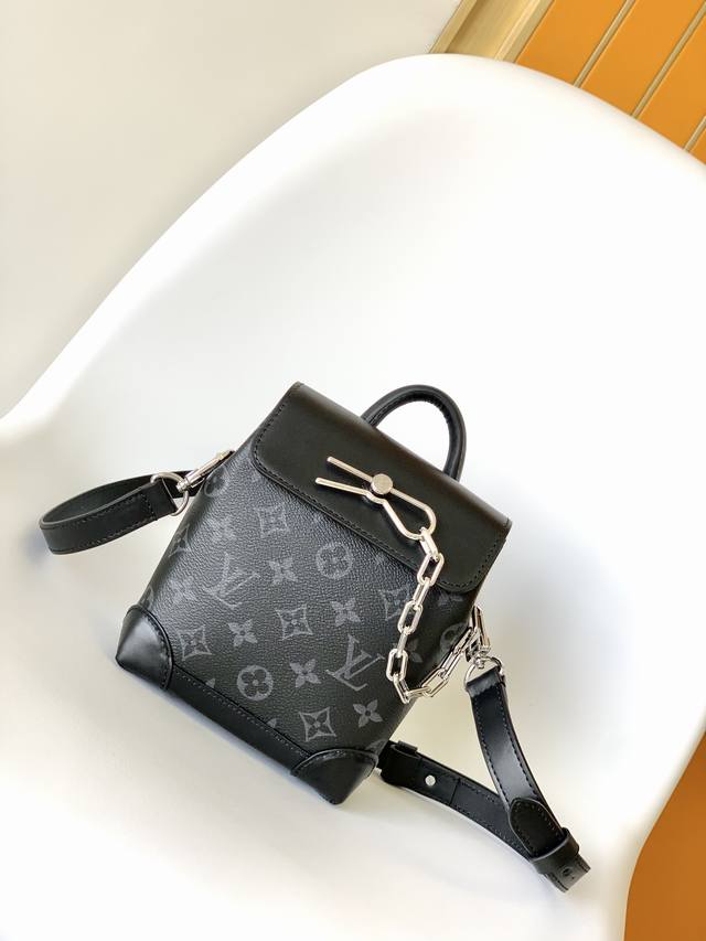 Top Original M82772 Full Leather Embossed Black M82774 Black Flower This Nano St